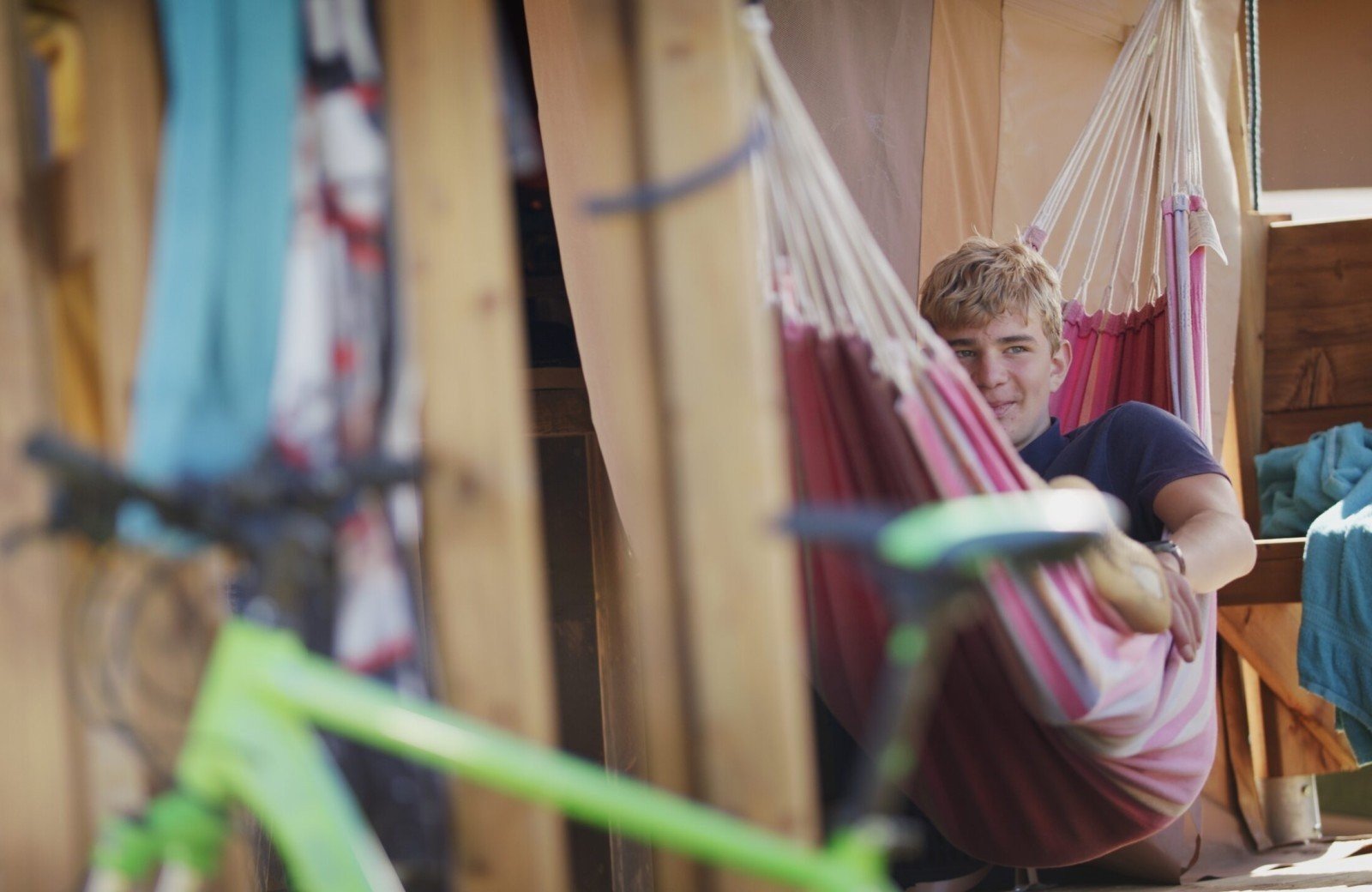 Camphome jongen hangmat