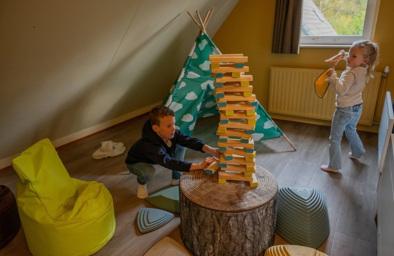 Jenga kindervakantiehuis