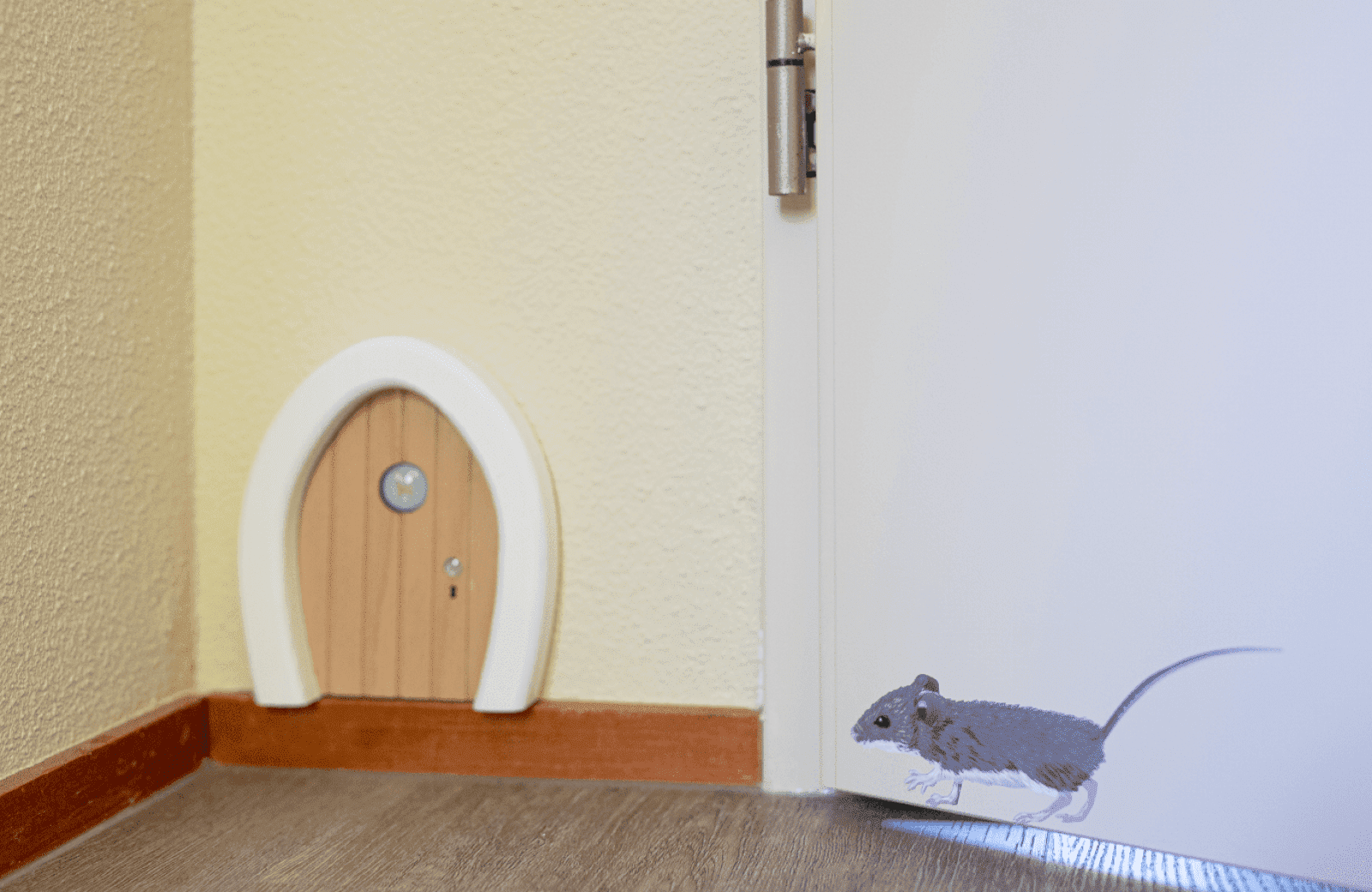 Kindervakantiehuis muisje verkleind