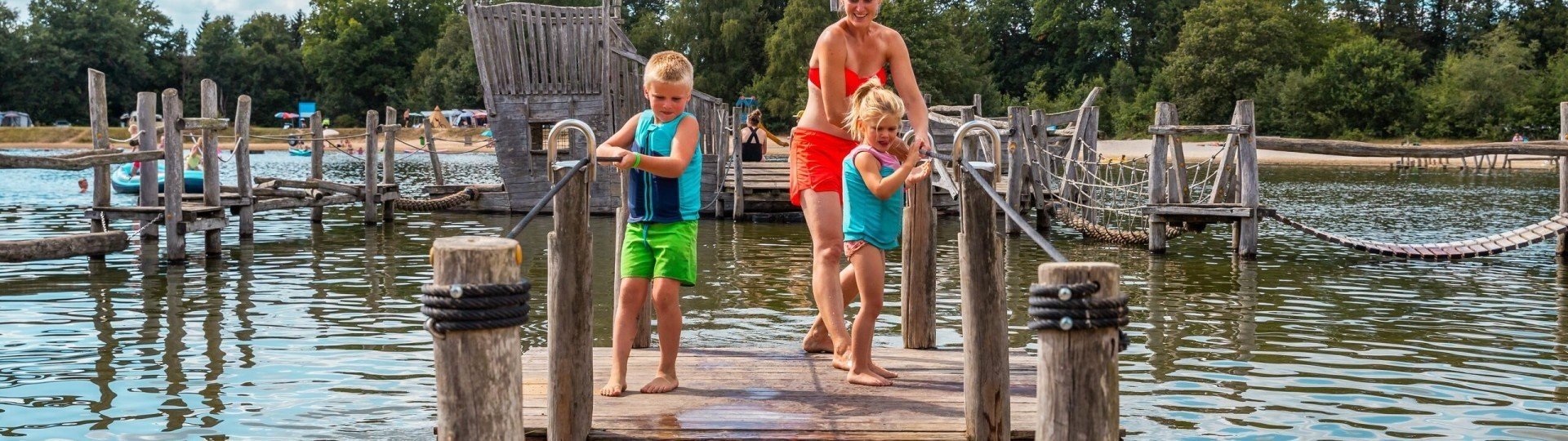 Piratenboot zwemvijver