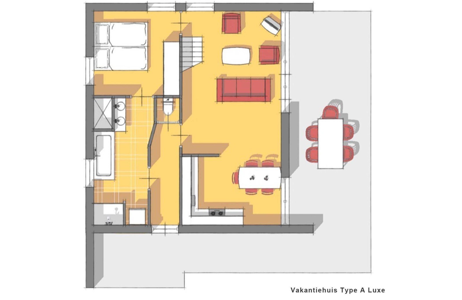 Type a5 luxe beneden