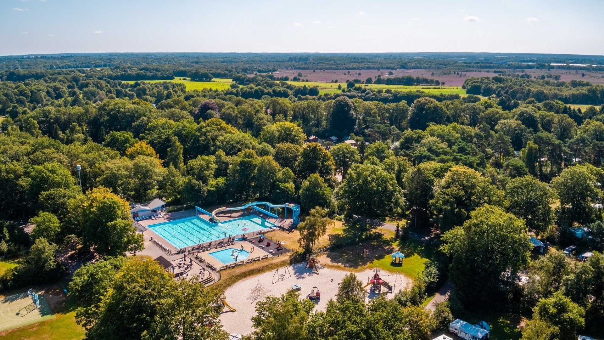 Zwembad op Vakantiepark Witterzomer in Drenthe